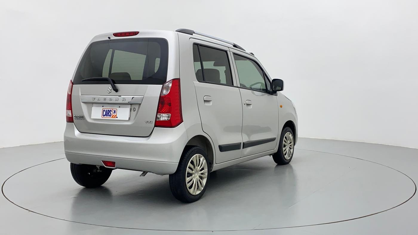 2011 Maruti Wagon R 1.0 VXI, Petrol, Manual, 57,911 km, Right Back Diagonal