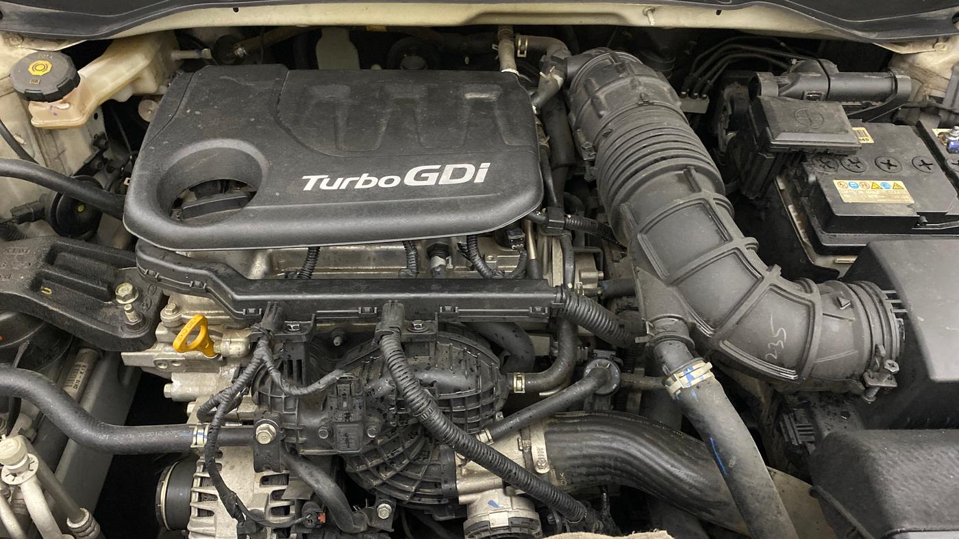 2022 Hyundai VENUE SX PLUS 1.0 TURBO DCT DUAL TONE, Petrol, Automatic, 24,238 km, Engine View