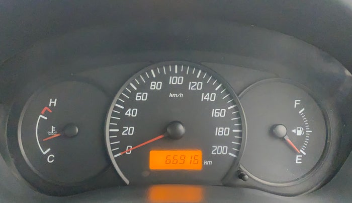 2011 Maruti Swift LXI, Petrol, Manual, 66,916 km, Odometer Image