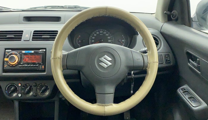 2011 Maruti Swift LXI, Petrol, Manual, 66,916 km, Steering Wheel Close Up