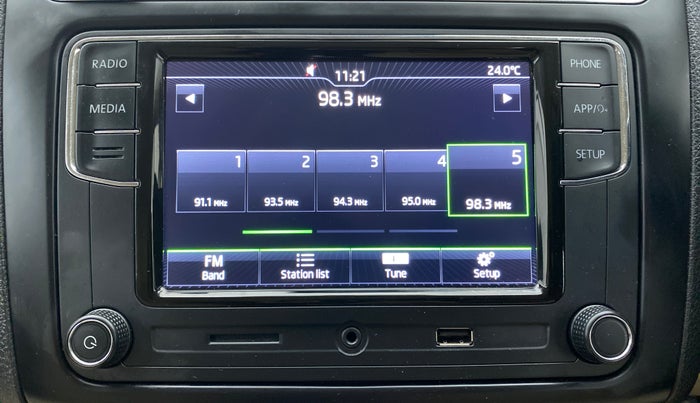 2020 Skoda Rapid 1.0 AMBITION TSI AT, Petrol, Automatic, 7,270 km, Infotainment System