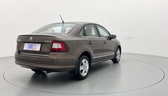 2020 Skoda Rapid 1.0 AMBITION TSI AT, Petrol, Automatic, 7,270 km, Right Back Diagonal