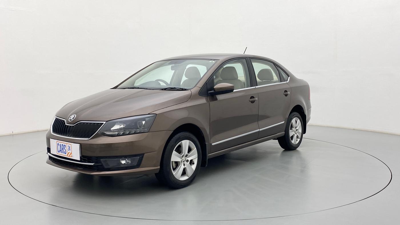 2020 Skoda Rapid 1.0 AMBITION TSI AT, Petrol, Automatic, 7,270 km, Left Front Diagonal