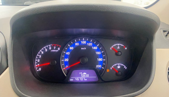 2014 Hyundai Xcent S 1.2, Petrol, Manual, 46,707 km, Odometer Image