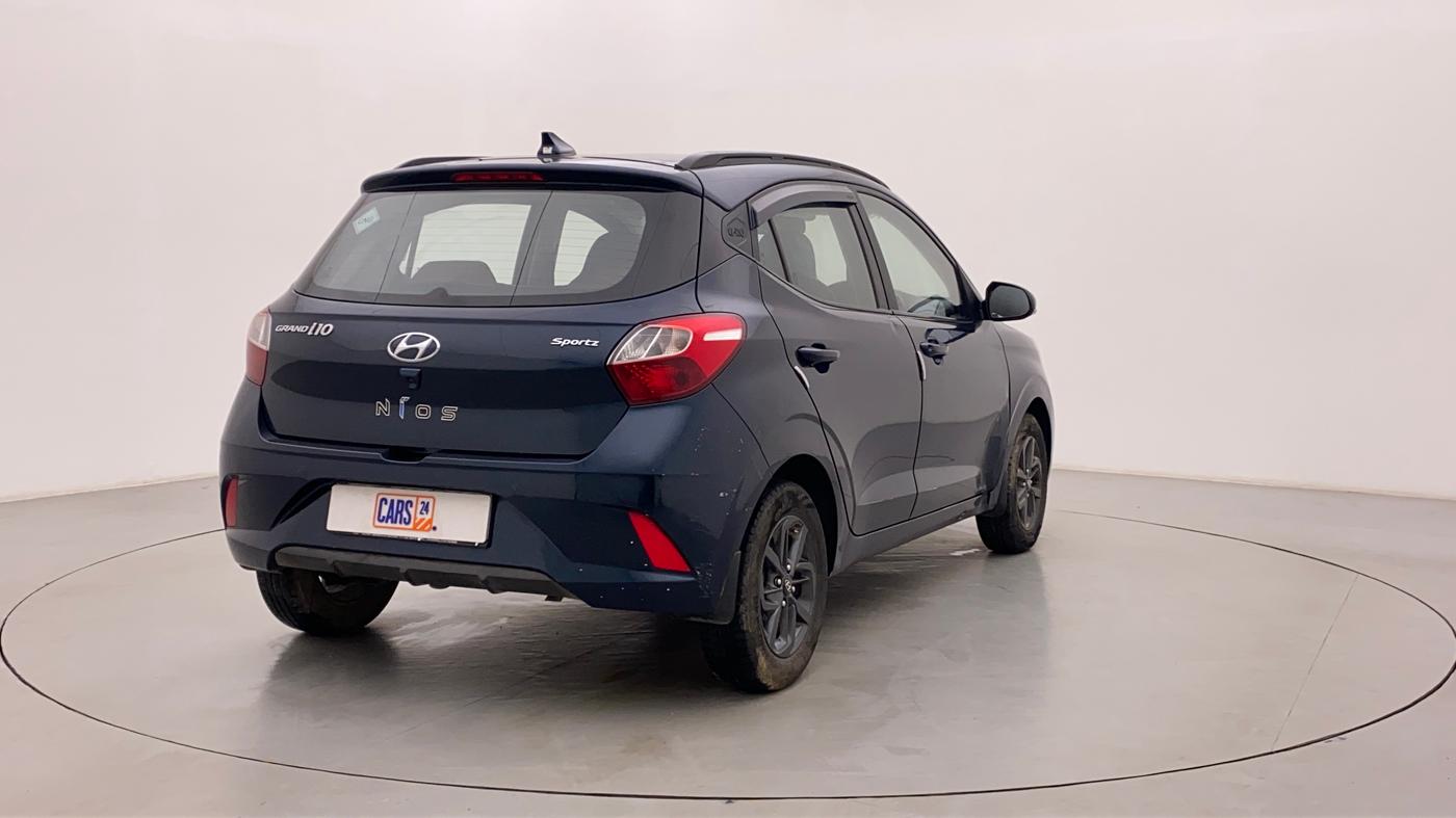 2021 Hyundai GRAND I10 NIOS SPORTZ 1.2 KAPPA VTVT CNG, CNG, Manual, 96,271 km, Right Back Diagonal