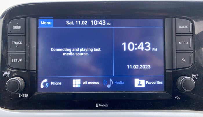 2021 Hyundai GRAND I10 NIOS SPORTZ 1.2 KAPPA VTVT CNG, CNG, Manual, 96,271 km, Infotainment System