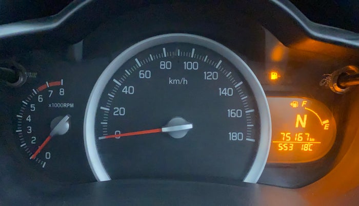 2015 Maruti Celerio VXI AMT, Petrol, Automatic, 75,130 km, Odometer Image