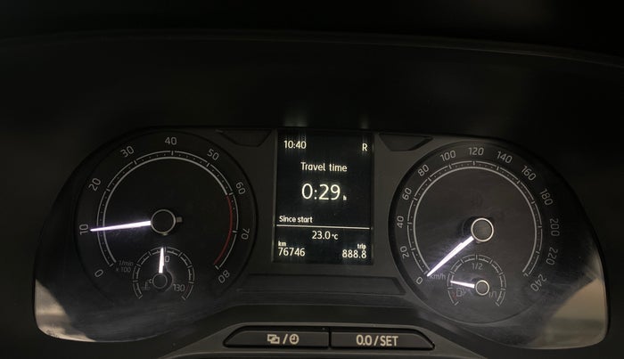 2021 Skoda KUSHAQ AMBITION 1.0L TSI AT, Petrol, Automatic, 76,745 km, Odometer Image