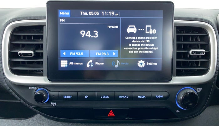 2021 Hyundai VENUE 1.5 SX CRDI MT, Diesel, Manual, 2,539 km, Infotainment System