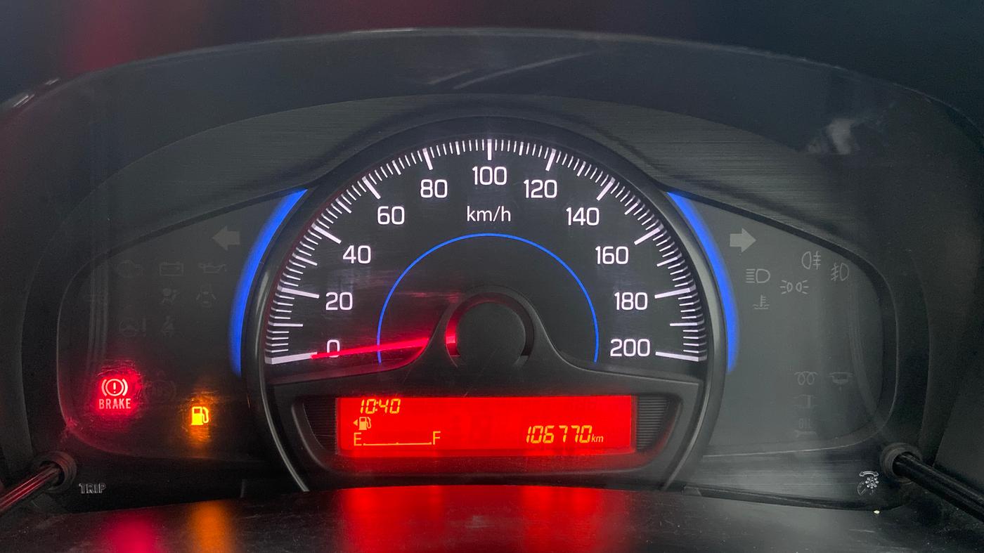 2015 Maruti Baleno SIGMA 1.2 K12, Petrol, Manual, 1,07,227 km, Odometer Image