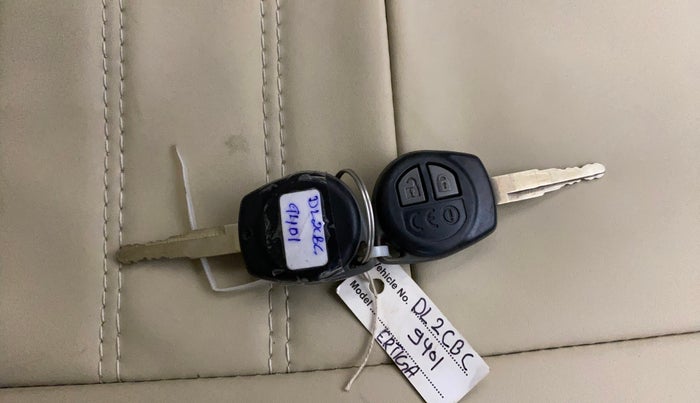 2021 Maruti Ertiga TOUR M CNG, CNG, Manual, 47,907 km, Key Close Up