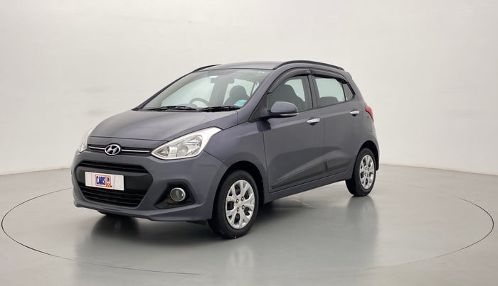 2015 Hyundai Grand i10 SPORTZ 1.2 KAPPA VTVT, Petrol, Manual, 95,518 km, Left Front Diagonal