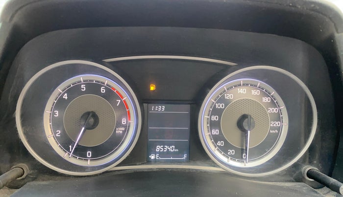 2019 Maruti Dzire VXI, Petrol, Manual, 85,316 km, Odometer Image