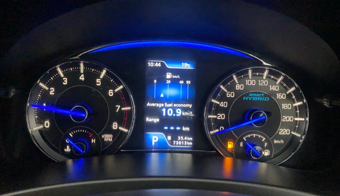 2018 Maruti Ciaz ALPHA  AT 1.5 SHVS PETROL, Petrol, Automatic, 72,976 km, Odometer Image