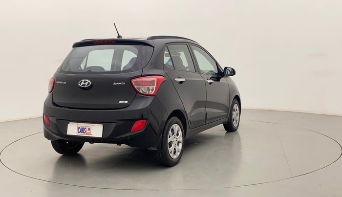2014 Hyundai Grand i10 SPORTZ 1.2 KAPPA VTVT, Petrol, Manual, 67,990 km, Right Back Diagonal