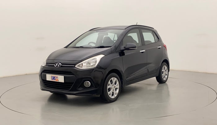 2014 Hyundai Grand i10 SPORTZ 1.2 KAPPA VTVT, Petrol, Manual, 67,990 km, Left Front Diagonal