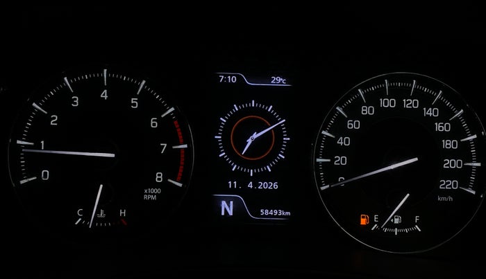 2023 Maruti Baleno ALPHA 1.2 AGS, Petrol, Automatic, 58,486 km, Odometer Image