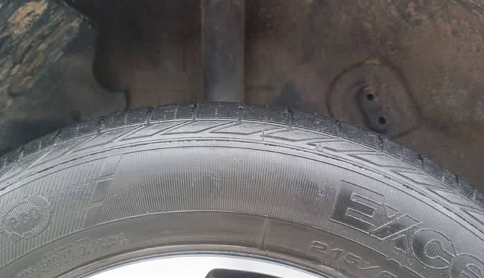 2018 Tata NEXON XZ PLUS PETROL, Petrol, Manual, 53,790 km, Right Rear Tyre Tread