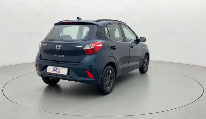 2020 Hyundai GRAND I10 NIOS SPORTZ AMT 1.2 KAPPA VTVT, Petrol, Automatic, 14,874 km, Right Back Diagonal