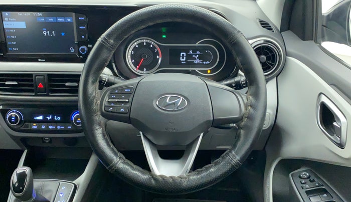 2020 Hyundai GRAND I10 NIOS SPORTZ AMT 1.2 KAPPA VTVT, Petrol, Automatic, 14,874 km, Steering Wheel Close Up