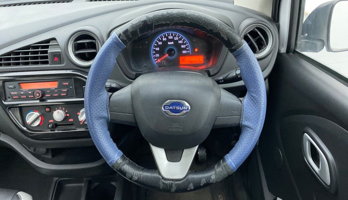 2018 Datsun Redi Go S 1.0 AMT, Petrol, Automatic, 7,847 km, Steering Wheel Close Up