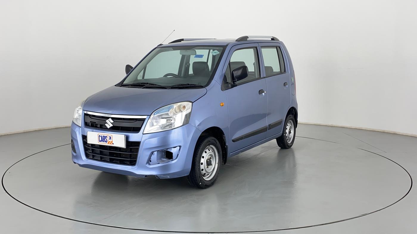 2017 Maruti Wagon R 1.0 LXI CNG, CNG, Manual, 65,912 km, Left Front Diagonal