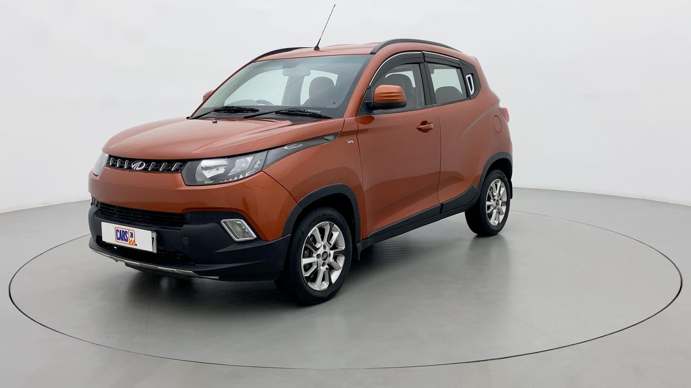 2017 Mahindra Kuv100 K8 D 6 STR, Diesel, Manual, 57,562 km, Left Front Diagonal