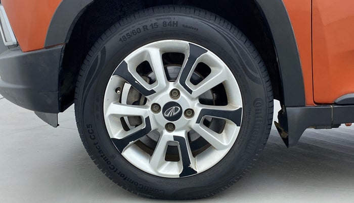 2017 Mahindra Kuv100 K8 D 6 STR, Diesel, Manual, 57,562 km, Left Front Wheel