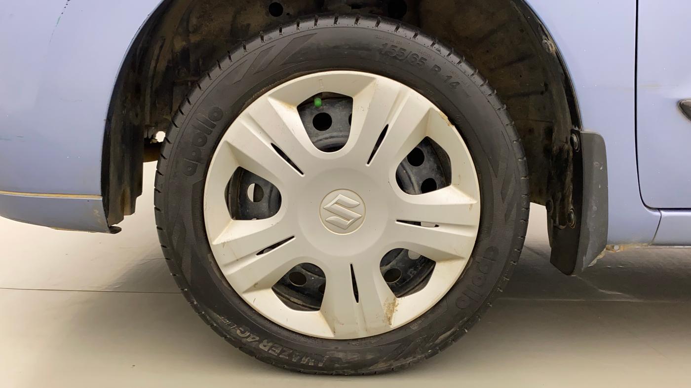 2010 Maruti Wagon R 1.0 VXI, Petrol, Manual, 68,231 km, Left Front Wheel