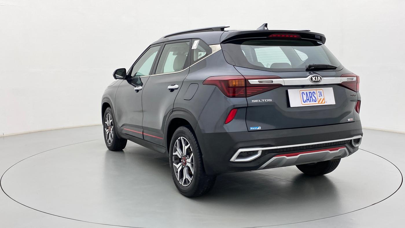 2019 KIA SELTOS GTX + AT PETROL, Petrol, Automatic, 32,661 km, Left Back Diagonal