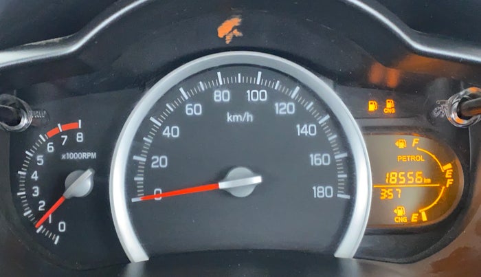 2020 Maruti Celerio VXI CNG D, CNG, Manual, 18,656 km, Odometer Image