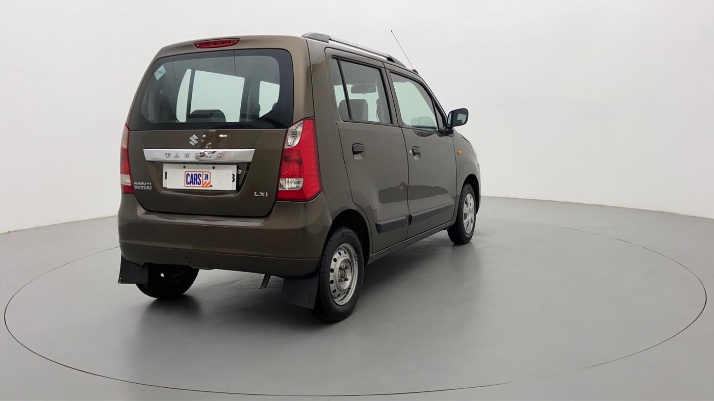 2014 Maruti Wagon R 1.0 LXI CNG, CNG, Manual, 85,644 km, Right Back Diagonal