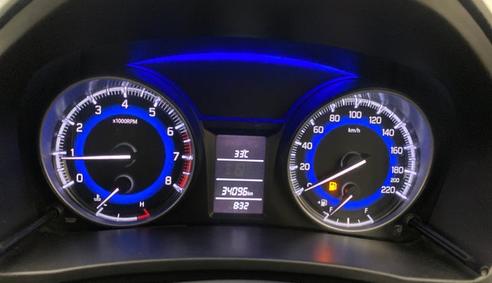 2016 Maruti Baleno DELTA PETROL 1.2, Petrol, Manual, 34,087 km, Odometer Image