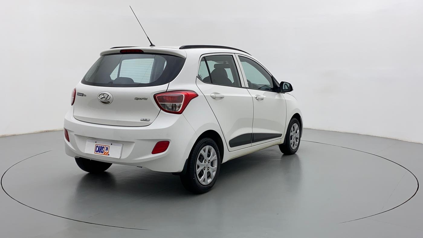 2016 Hyundai Grand i10 SPORTZ 1.2 KAPPA VTVT, Petrol, Manual, 23,749 km, Right Back Diagonal