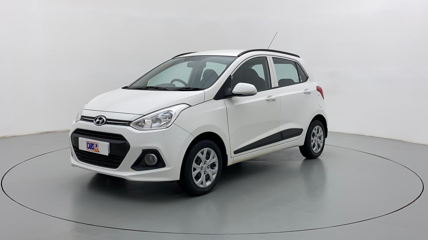 2016 Hyundai Grand i10 SPORTZ 1.2 KAPPA VTVT, Petrol, Manual, 23,749 km, Left Front Diagonal