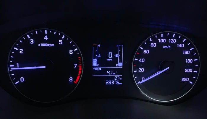 2017 Hyundai Elite i20 ASTA 1.2, Petrol, Manual, 28,372 km, Odometer Image