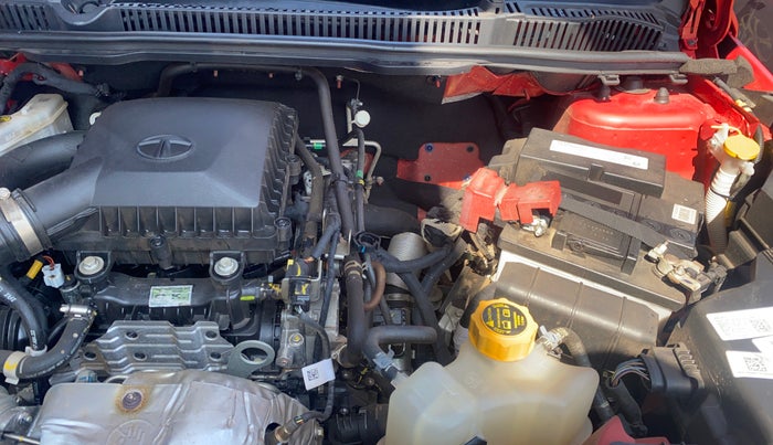 2022 Tata NEXON XZ PLUS (L), Petrol, Manual, 16,077 km, Engine View - Left
