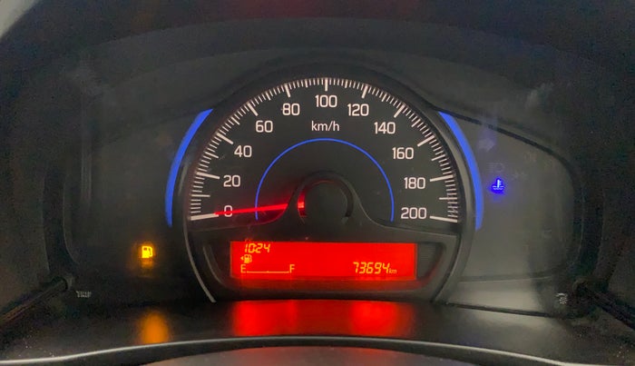 2016 Maruti Baleno SIGMA PETROL 1.2, Petrol, Manual, 73,722 km, Odometer Image