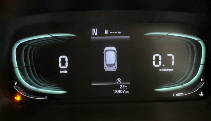 2023 KIA CARENS PRESTIGE PLUS 1.5 PETROL IMT 7 STR, Petrol, Manual, 18,306 km, Odometer Image