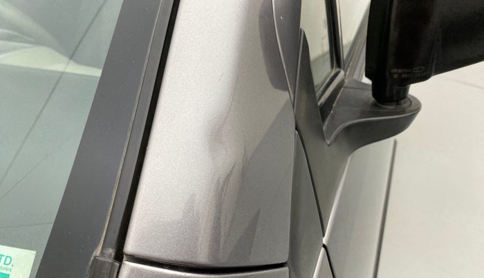 2013 Maruti Wagon R 1.0 LXI CNG, CNG, Manual, 79,617 km, Left A pillar - Slightly dented