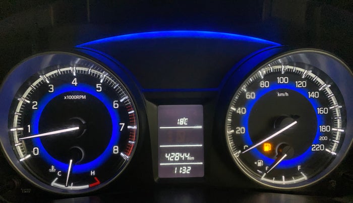 2016 Maruti Baleno DELTA PETROL 1.2, Petrol, Manual, 42,836 km, Odometer Image