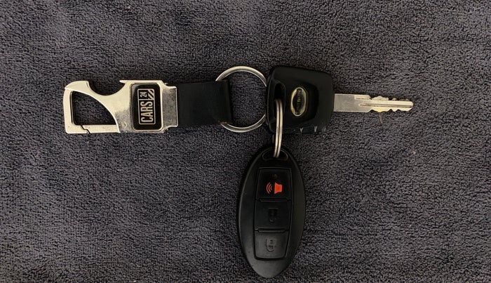 2016 Datsun Go Plus T, Petrol, Manual, 16,785 km, Key Close Up