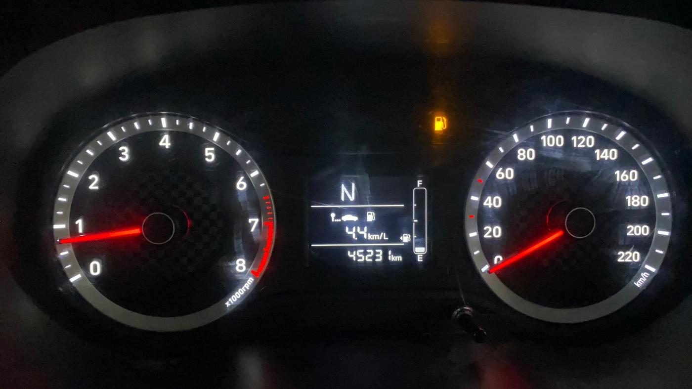 2022 Hyundai AURA S 1.2 AMT, Petrol, Automatic, 45,222 km, Odometer Image