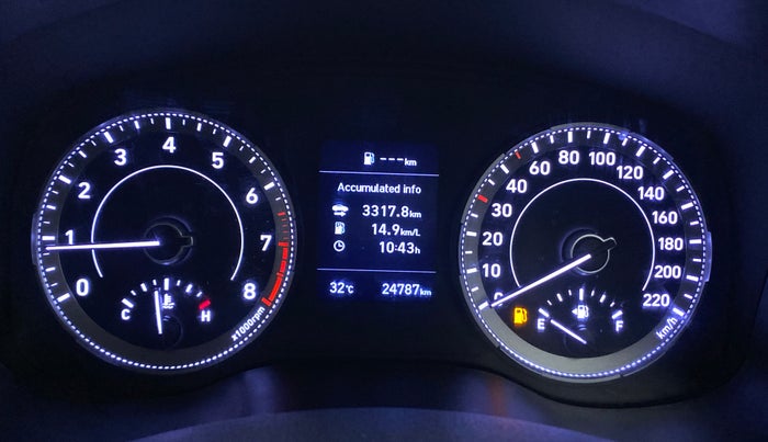 2019 Hyundai VENUE 1.0L Turbo GDI SX(O) MT, Petrol, Manual, 24,847 km, Odometer Image