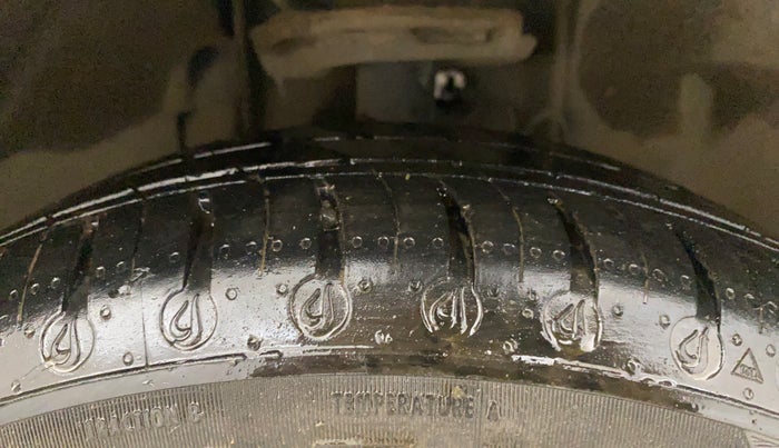2024 Tata TIGOR XZA Plus iCNG , CNG, Automatic, 14,563 km, Right Front Tyre Tread