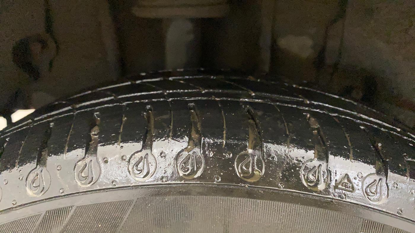 2024 Tata TIGOR XZA Plus iCNG , CNG, Automatic, 14,563 km, Right Rear Tyre Tread