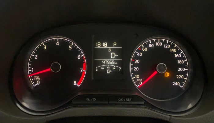 2015 Volkswagen Vento HIGHLINE PETROL AT, Petrol, Automatic, 47,965 km, Odometer Image