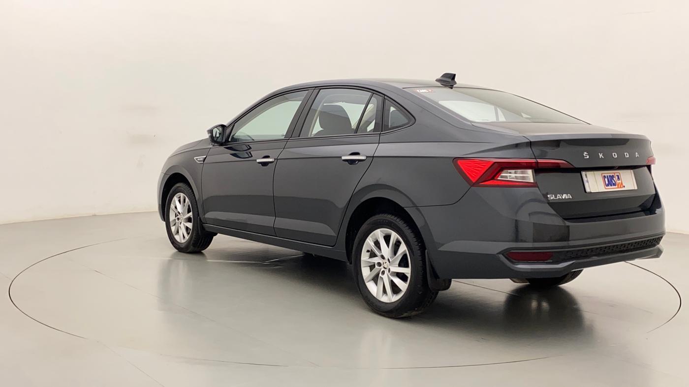 2022 Skoda SLAVIA AMBITION 1.0L TSI MT, Petrol, Manual, 3,463 km, Left Back Diagonal
