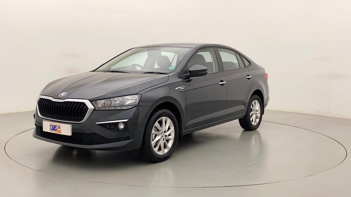 2022 Skoda SLAVIA AMBITION 1.0L TSI MT, Petrol, Manual, 3,463 km, Left Front Diagonal