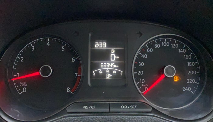 2017 Volkswagen Vento ALLSTAR 1.6, Petrol, Manual, 63,345 km, Odometer Image